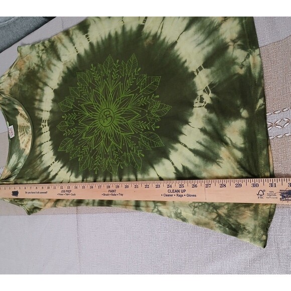 Gypsy Rose Women's Tie Die Hippie Boho Dress Top Cut Tied Shoulder Straps Summer - Picture 8 of 10